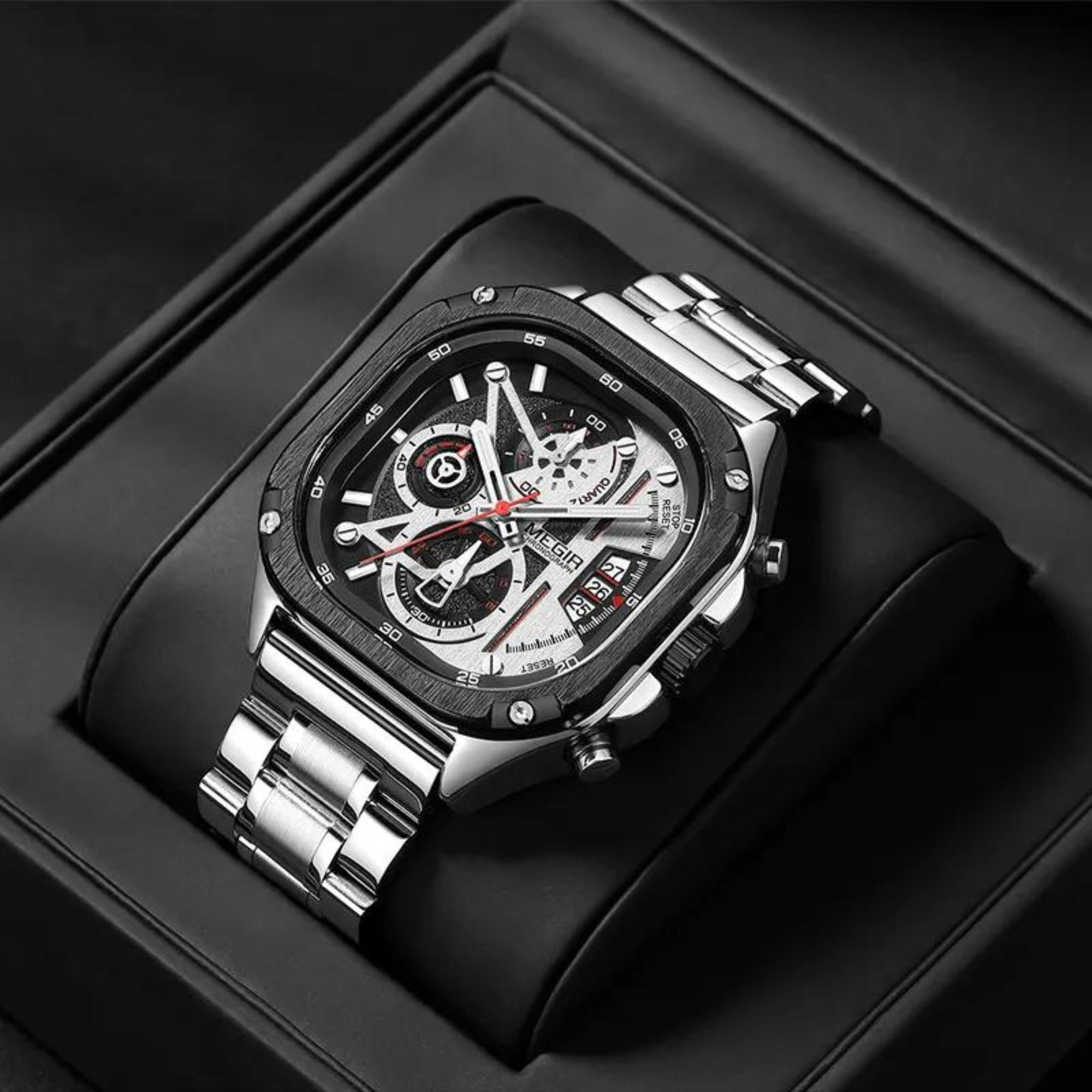 Manike MEGIR 2217 Analog Quarz Uhr Manike MEGIR 2217 Analog Quarz Uhr